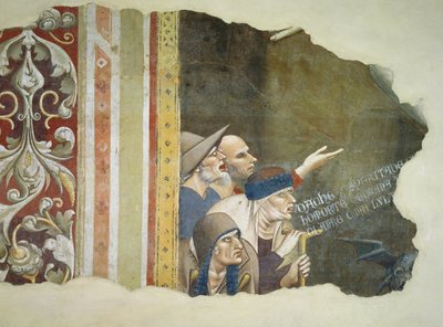 Der Triumph des Todes, Fragment, das Bettler darstellt, 1348 von Andrea di Cione Orcagna